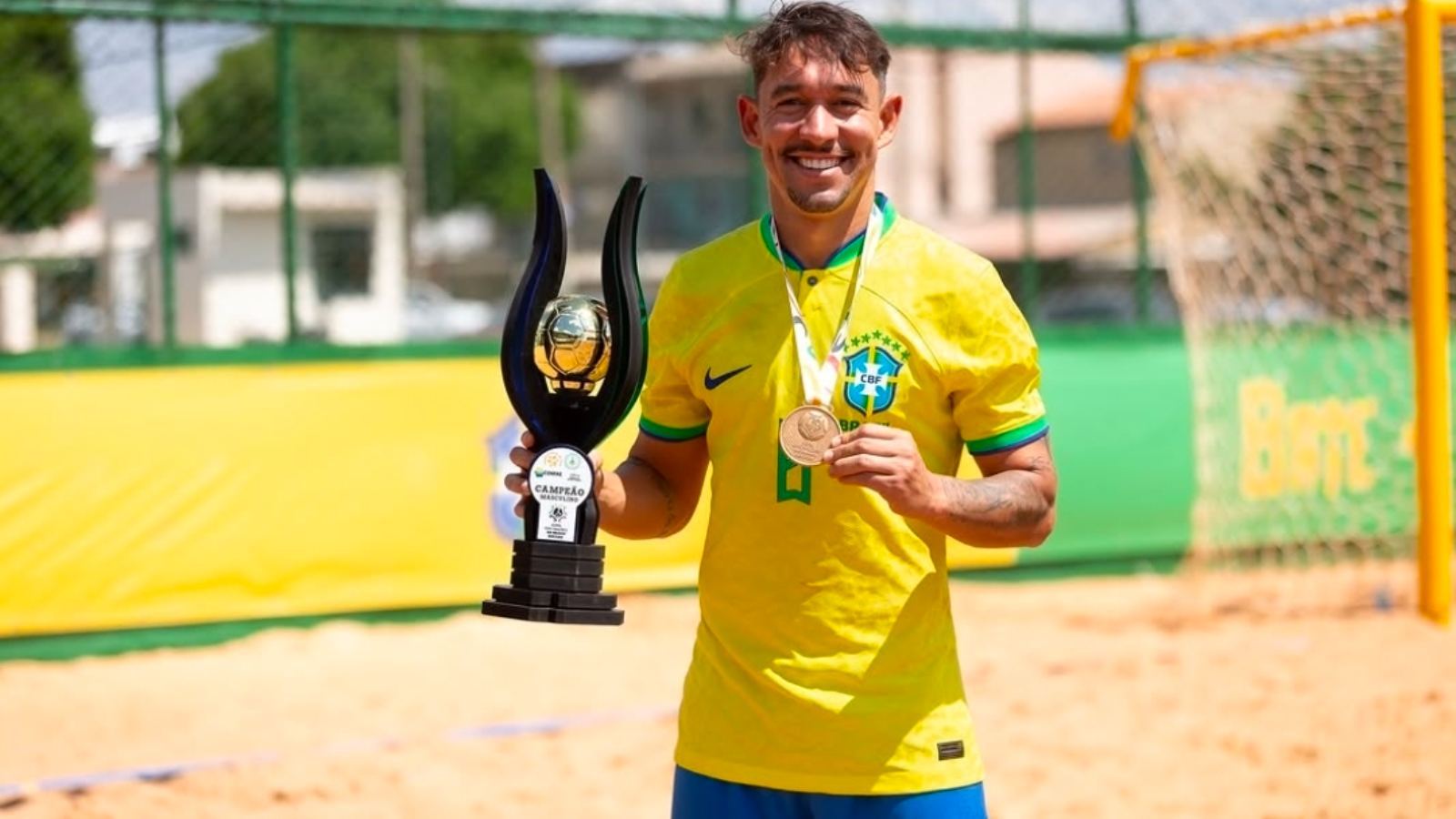 Do litoral catarinense à Amarelinha: A trajetória de Welington Sena, o Robinho, até chegar à Seleção Brasileira de Beach Soccer