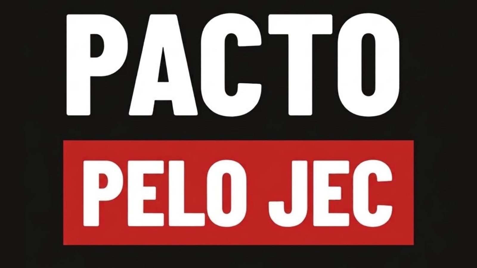 Campanha "Pacto pelo JEC" arrecada mais de R$90 mil